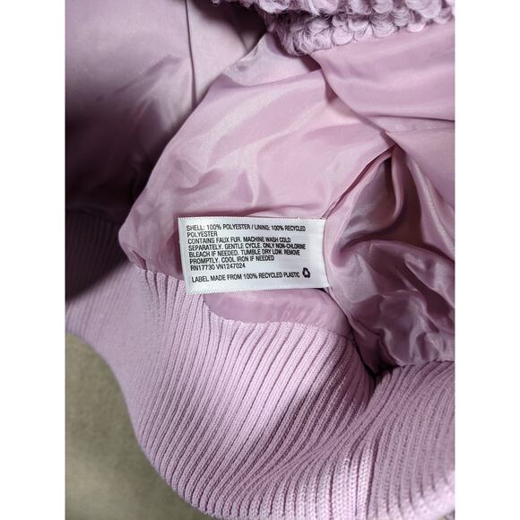 Universal Thread Sherpa Winter Coat Bomber Jacket Women XS Collared Lined New - Picture 4 of 10